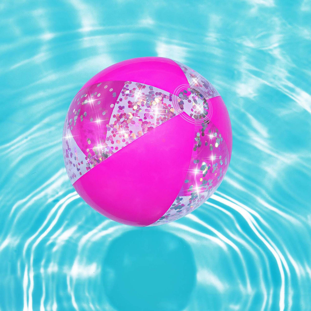 Glitter Fusion Beach Ball 16"/41 cm