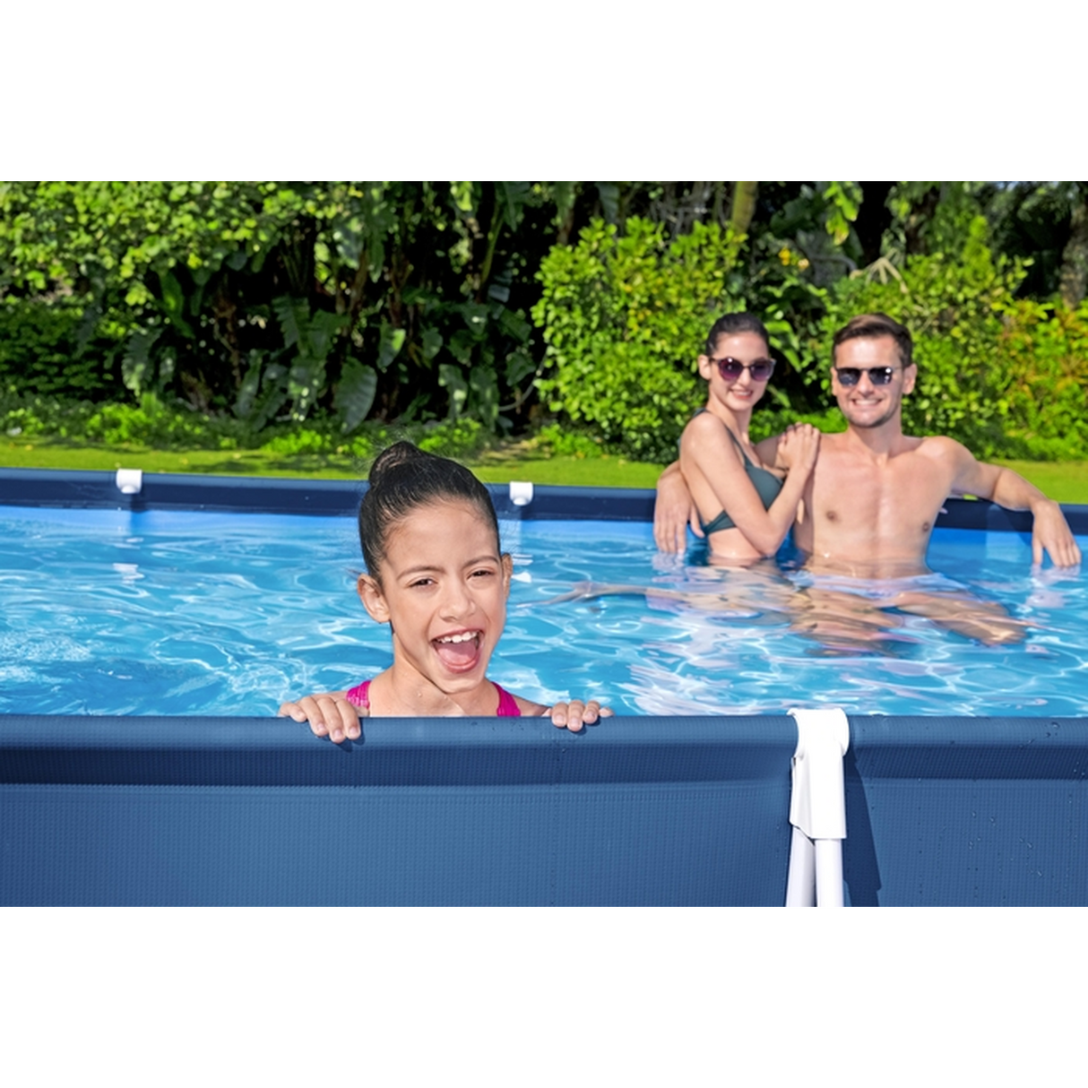 RECTANGULAR FRAME SWIMMING POOL SET 4.00Mx2.11M X81CM