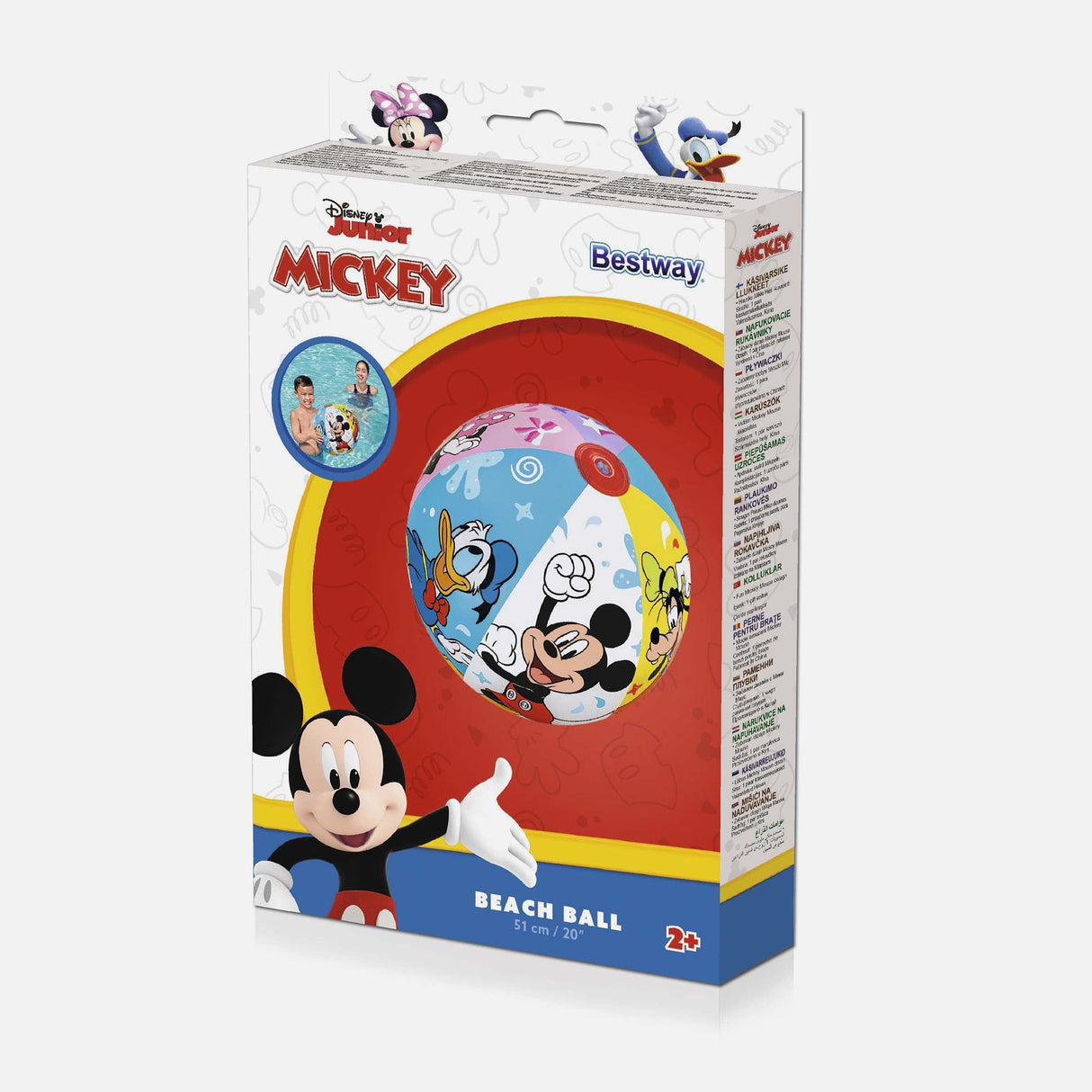 MICKEY BEACH BALL 20"/51CM
