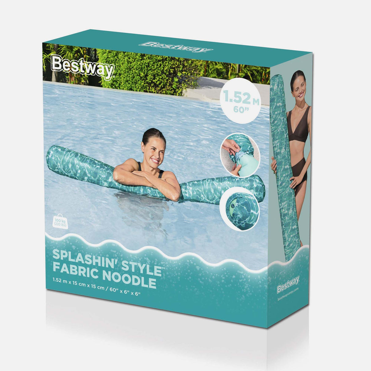 سبلاشين شعيرية قماشية 1.52 م × 15 سم × 15 سم