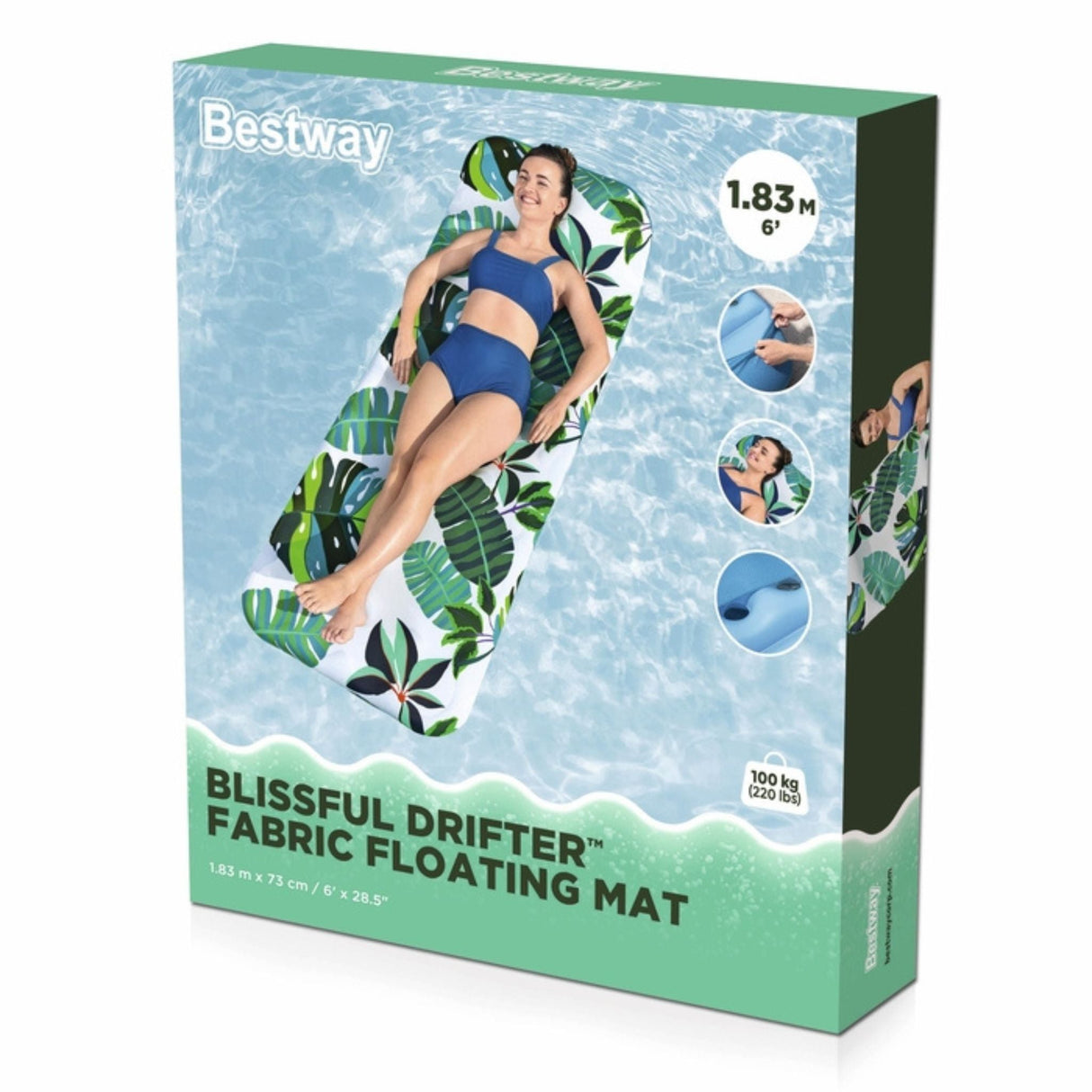 BLISSFUL DRIFTER FABRIC FLOATING MAT (1.68X1.20M)