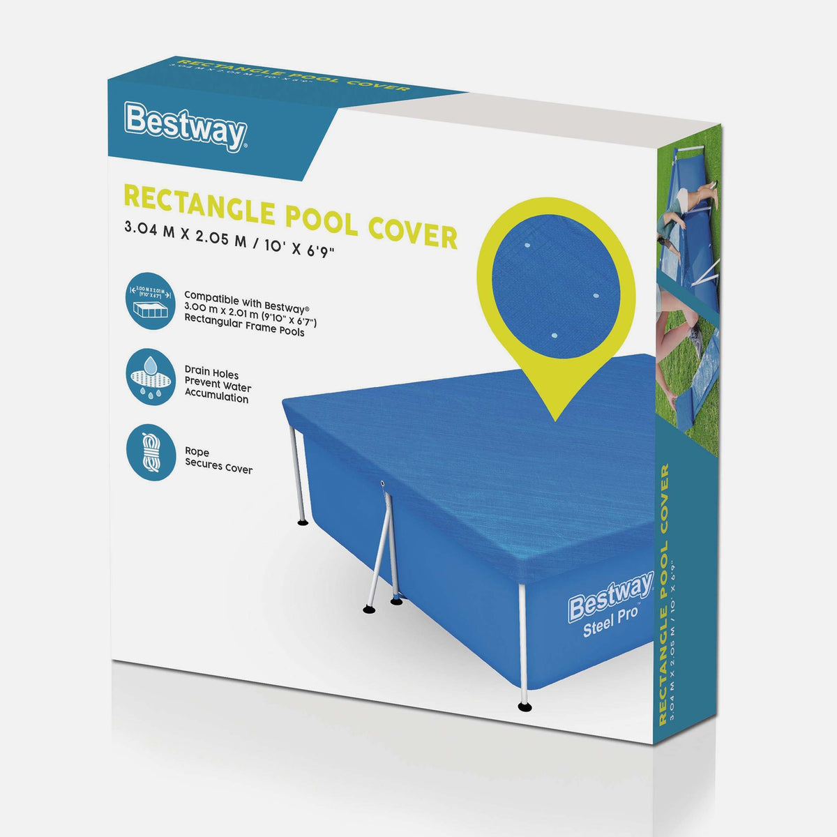 Rectangle Pool Cover 3.00 x 2.01 m
