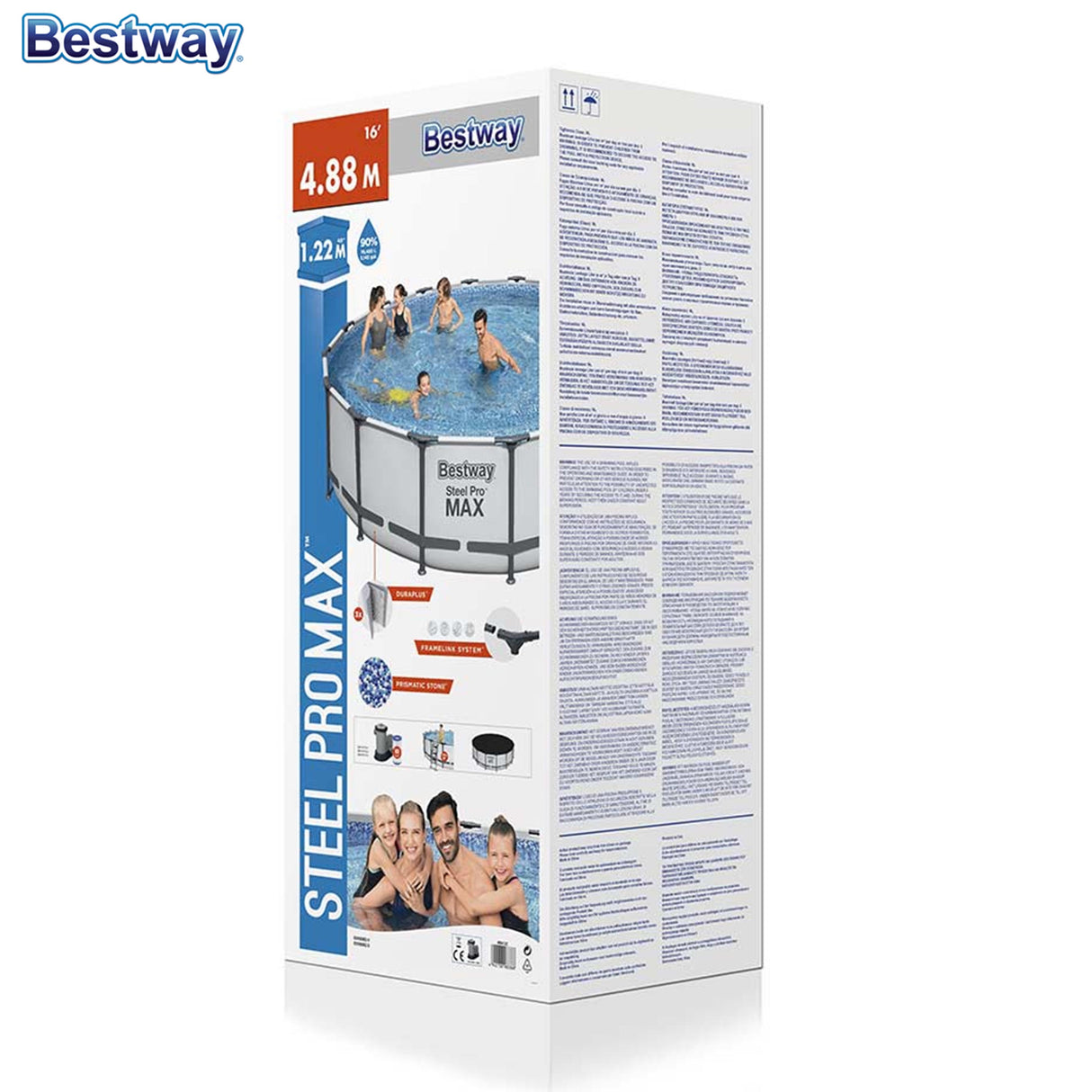 ROUND SWIMMING POOL 4.88 m X 1.22 m