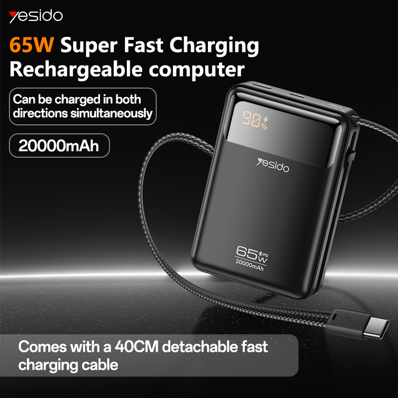 High Power Bank 65W 20000 mAh