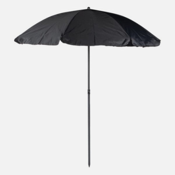 Steel Outdoor Patio Set With Parasol And Glass Table 6 Piece