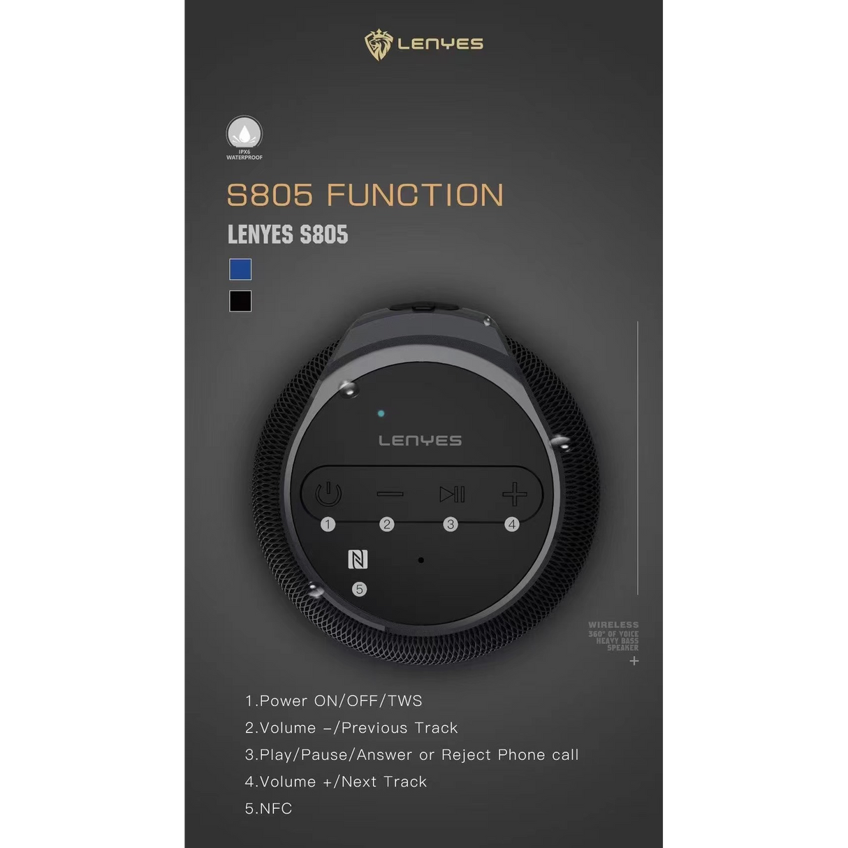 BLUETOOTH SPEAKER (15W)