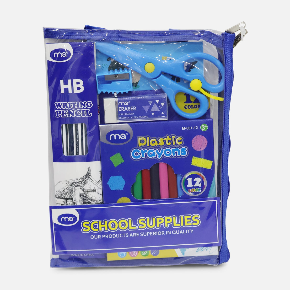 PENCIL & CRAYONS SET