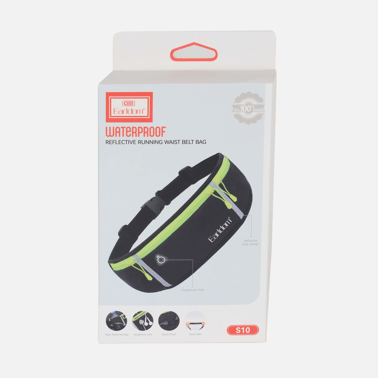 EARLDOM WATERPROOF REFLECTIVE RUNNING WAIST BELT BAG