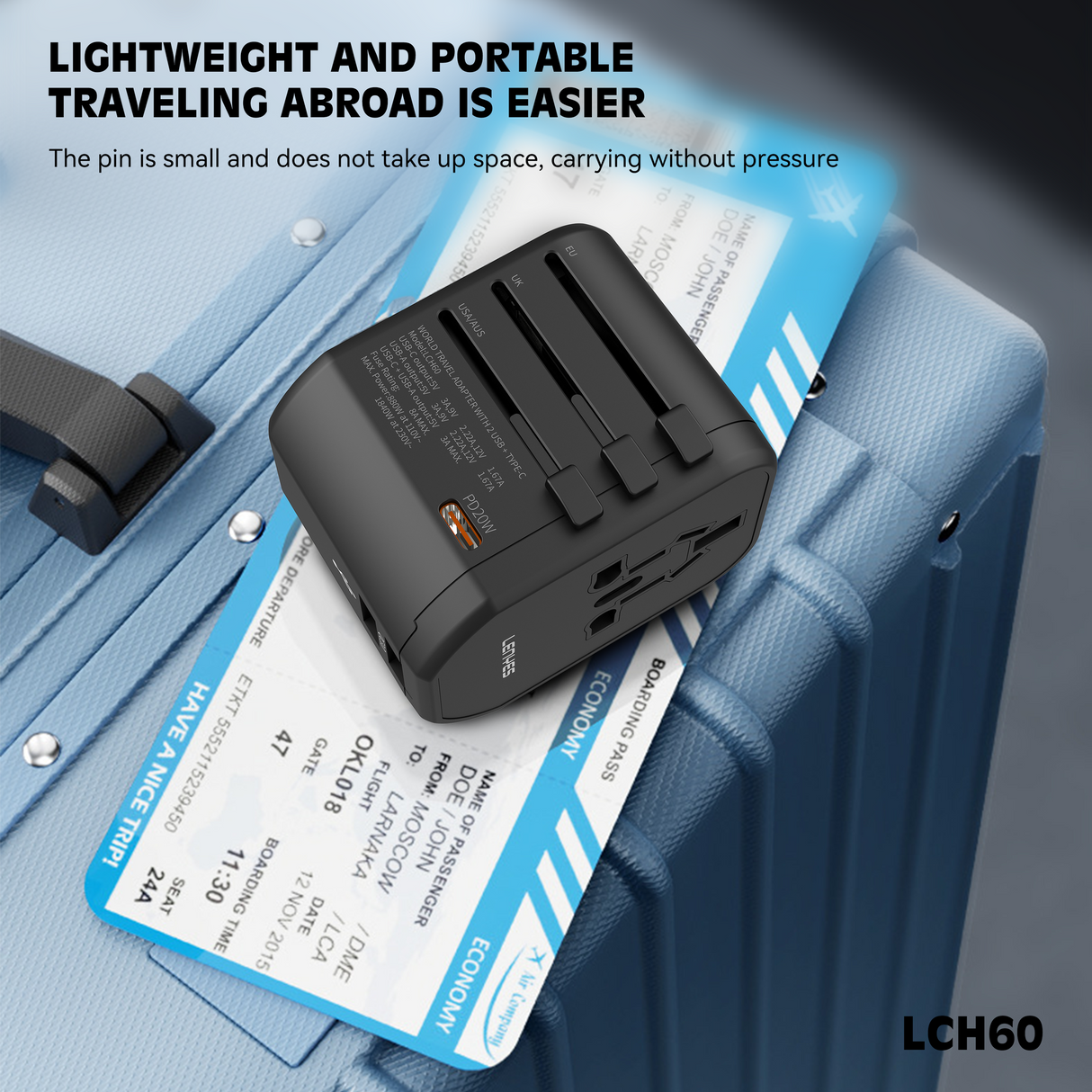 MULTIFUNCTIONALTRAVEL CHARGER