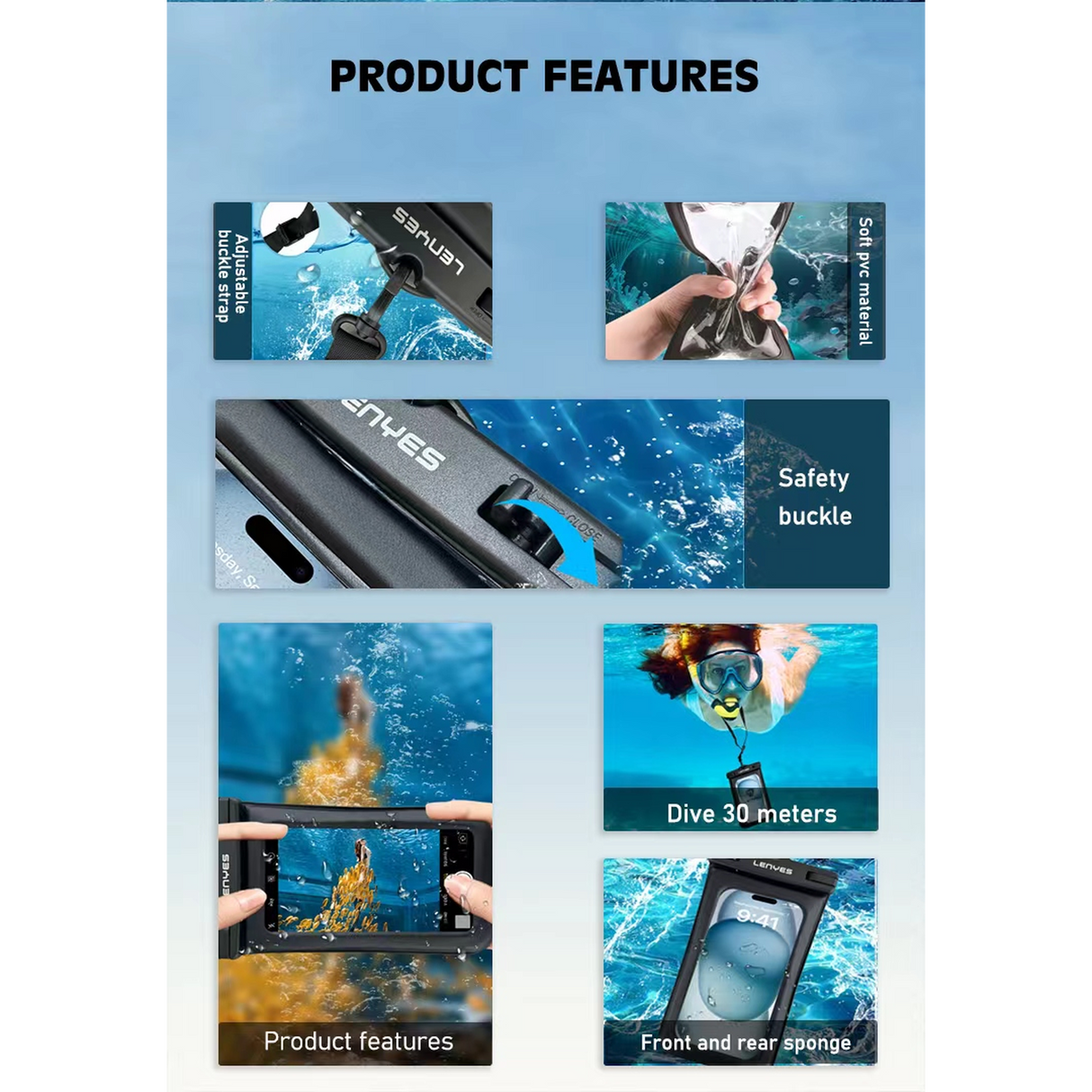 حافظة موبايل آمنة للغوص