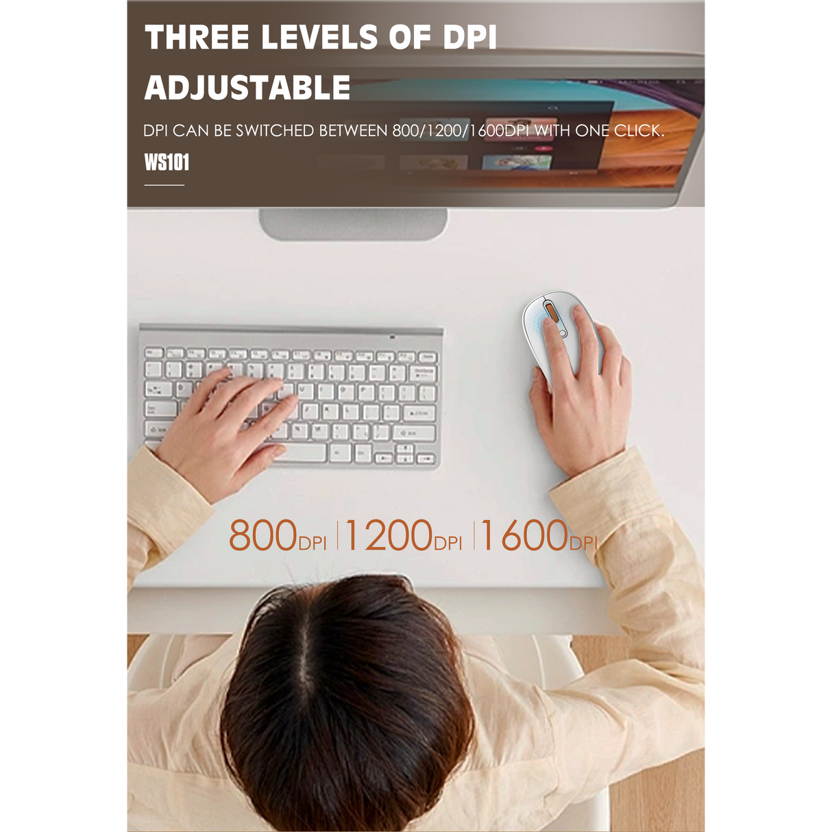 ماوس لاسلكي مريح