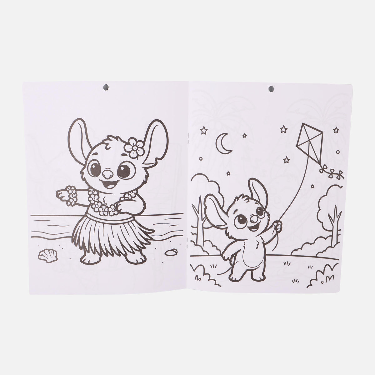 Coloring Book with 12 Color Pencils