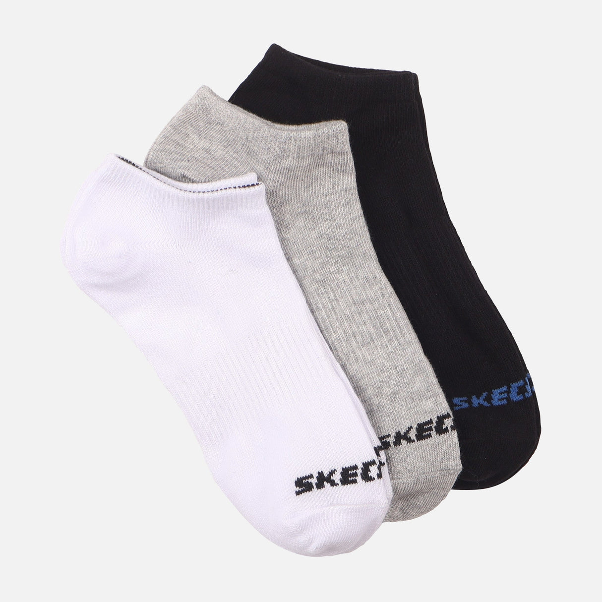 Ladies Non-Terry No Show Socks 3 Pairs