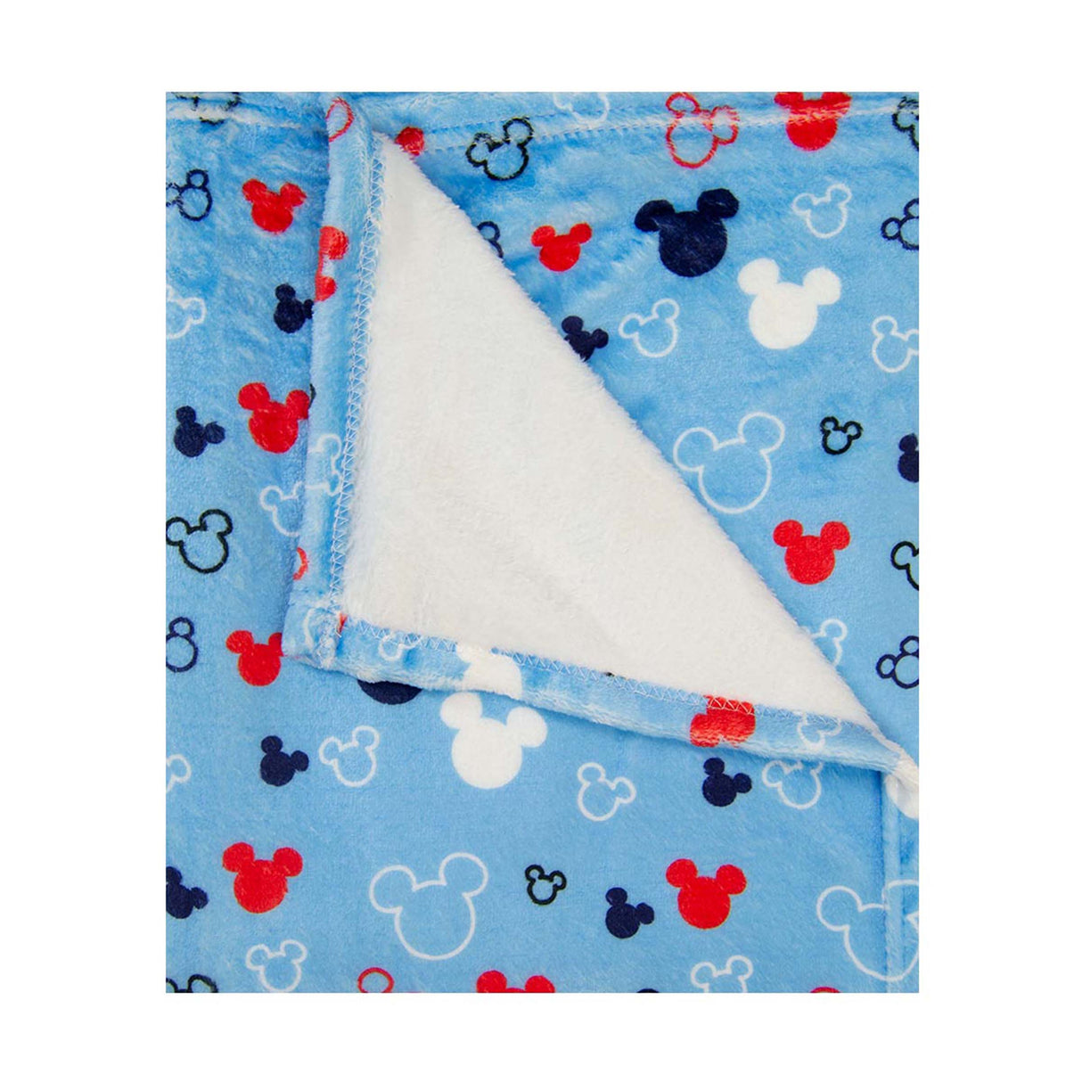 Mickey Boys Flannel Blanket W/booties Gift Set