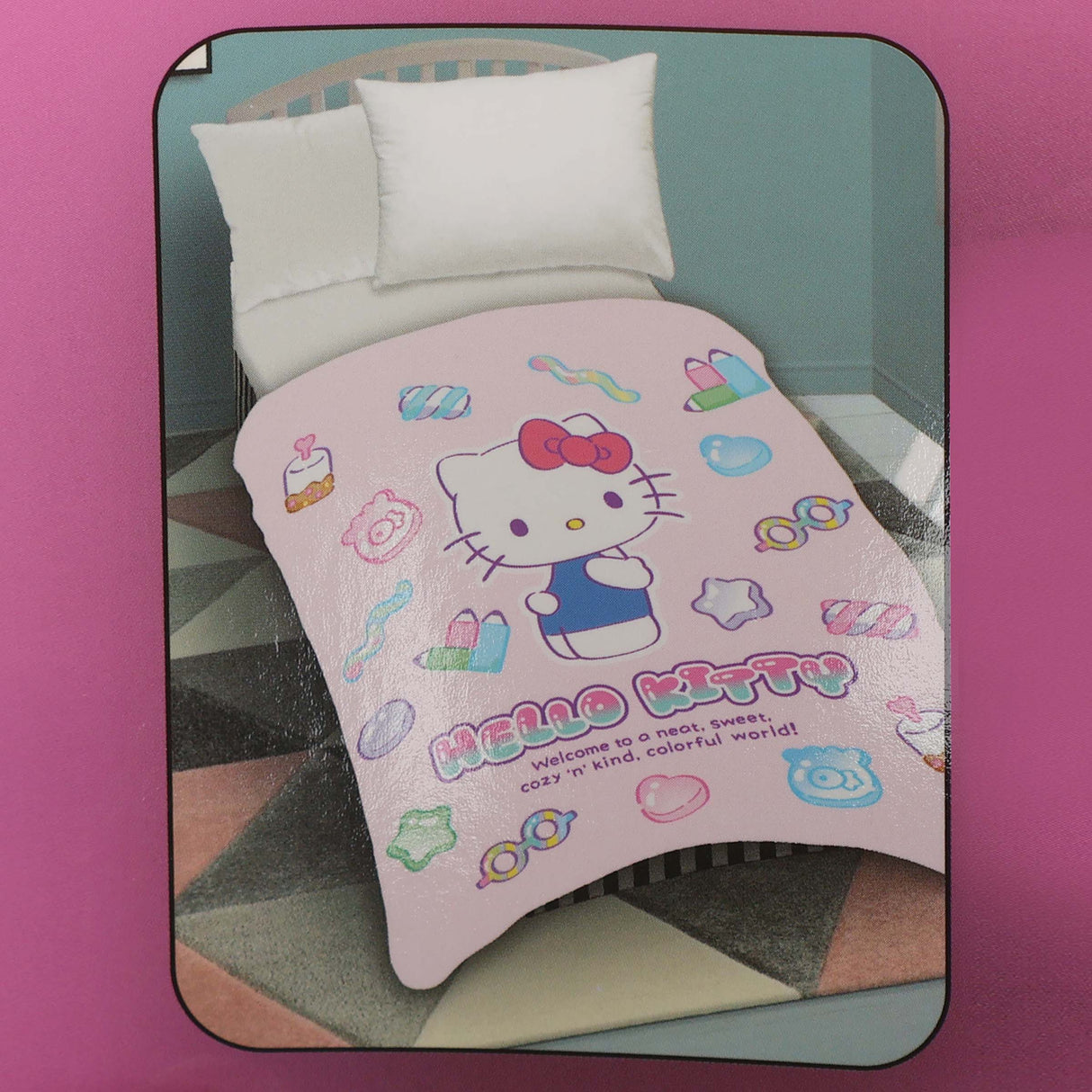 HELLO KITTY FLANNEL BLANKET 150X200 CM