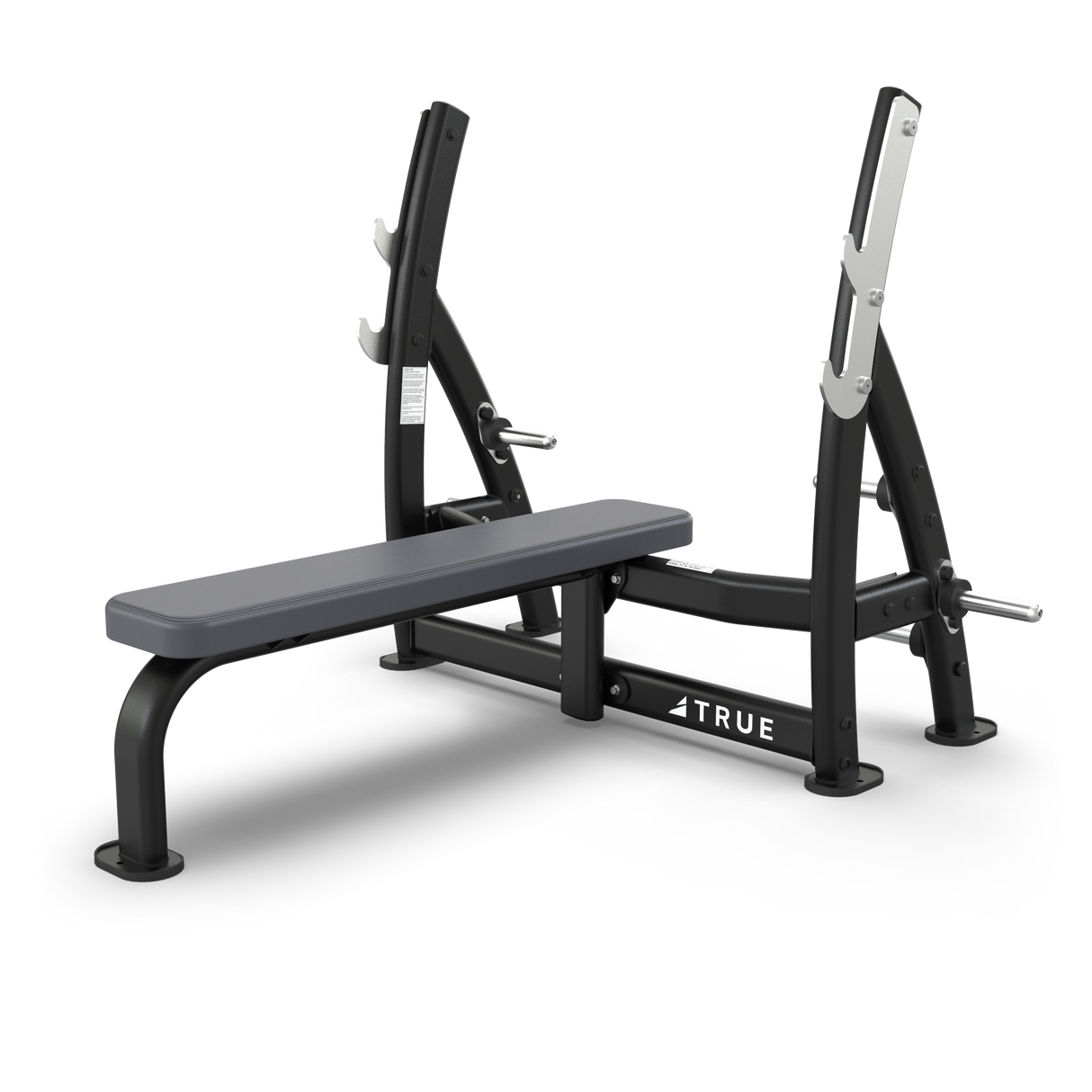 XFW7100-19 TRUE SUPINE BENCH W/PLATE HOLDER CHARCOAL