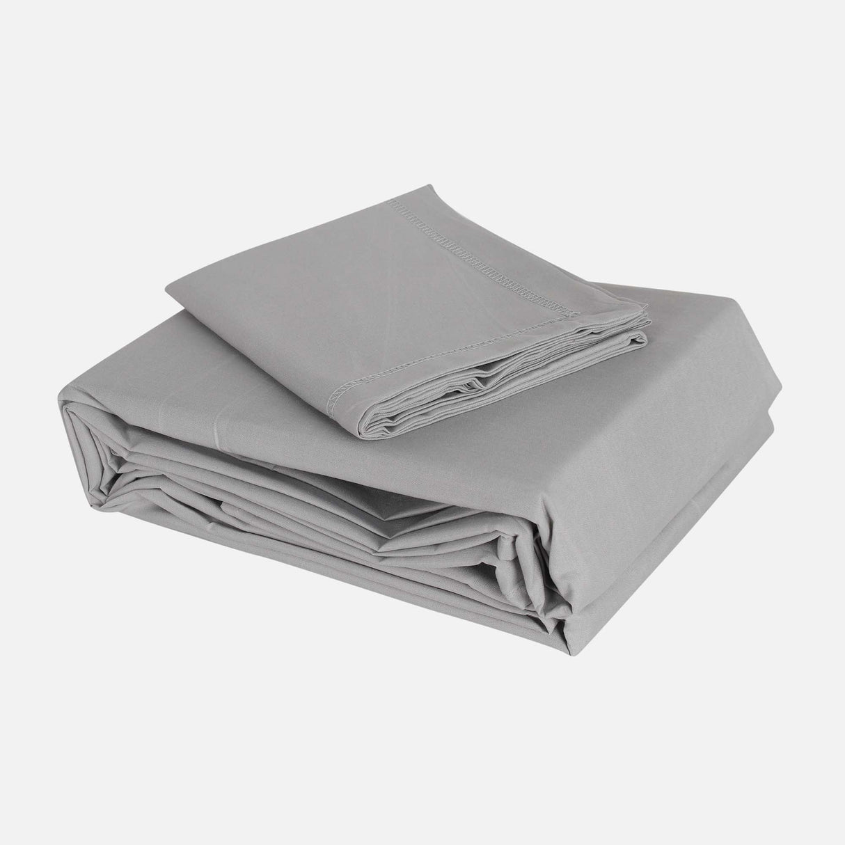 FLAT BED SHEET WITH PILLOW COVER