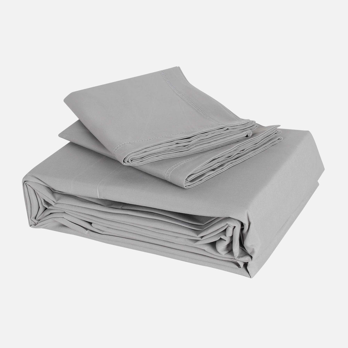 FLAT BED SHEET WITH PILLOW COVER