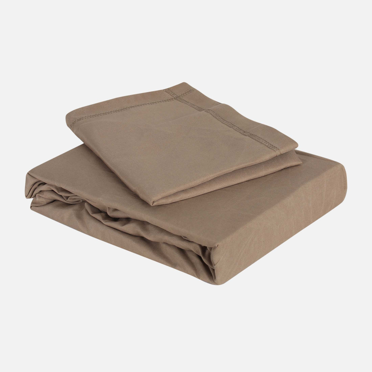 FITTED BED SHEET WITH PILLOW COVER