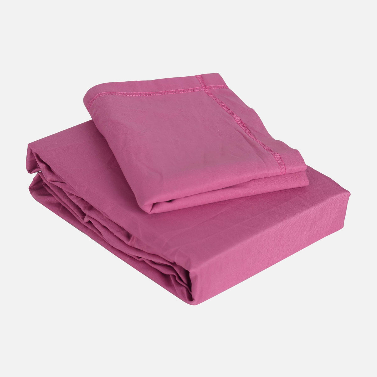 FITTED BED SHEET WITH PILLOW COVER