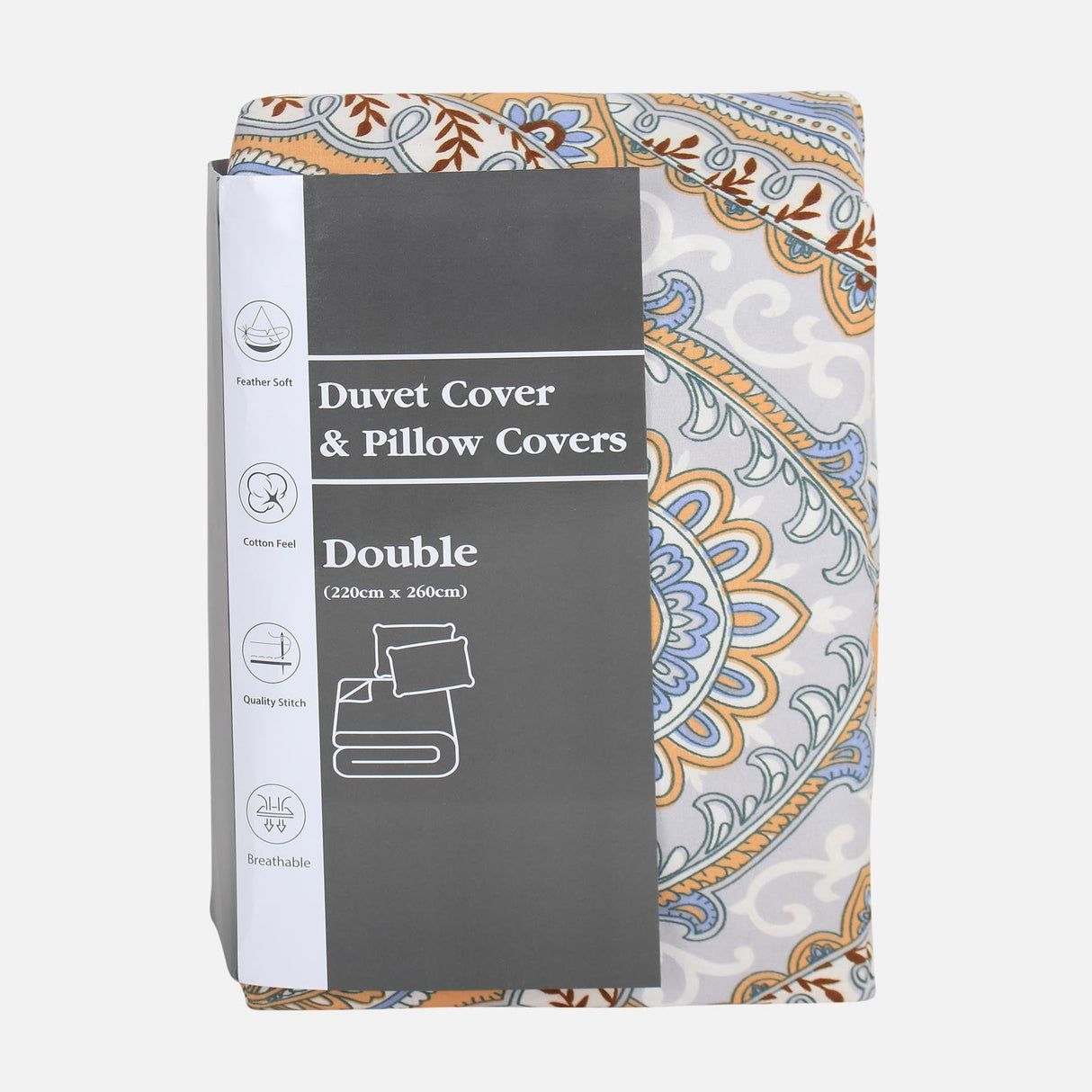 DUVET WITH PILLOW COVER (220X260 CM)