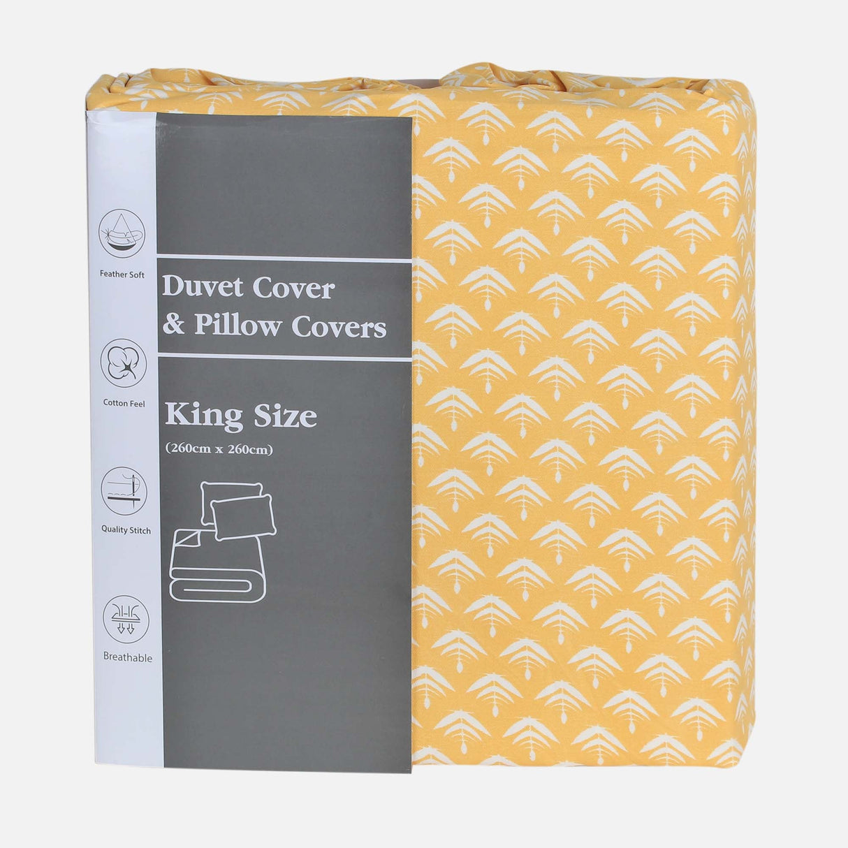 DUVET WITH PILLOW COVER (260X260 CM)