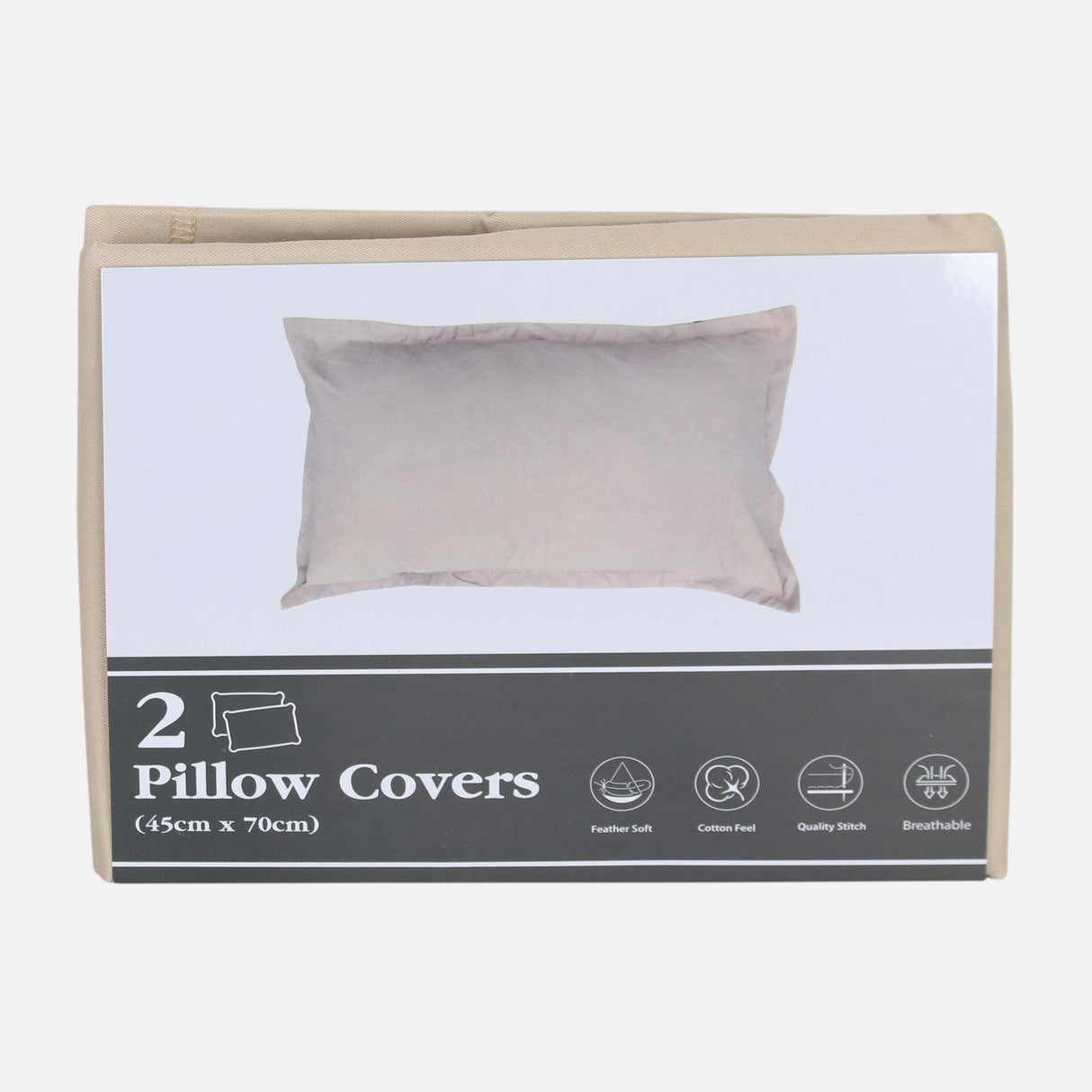 PILLOW COVER TWO PIECES ( 45 X 70 CM )