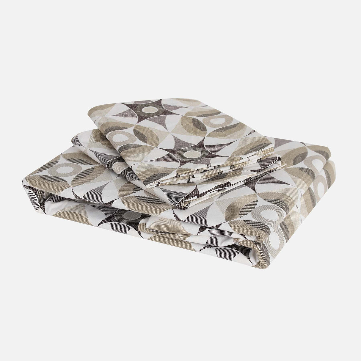 HONEY BRUSH QUEEN BED SHEET WITH 2 PILLOW COVER (90X108 CM)