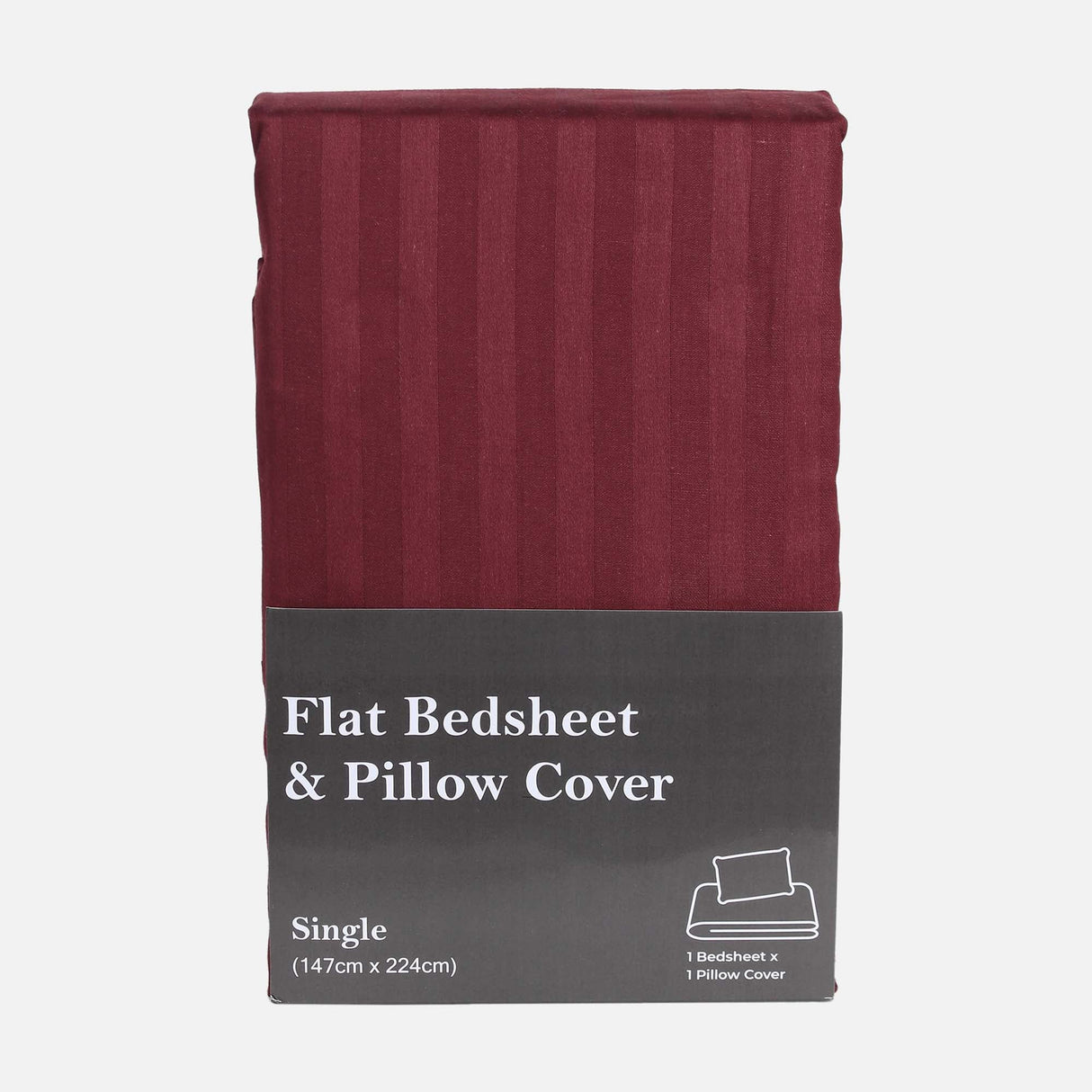 BED SHEET WITH 1 PILLOW COVER