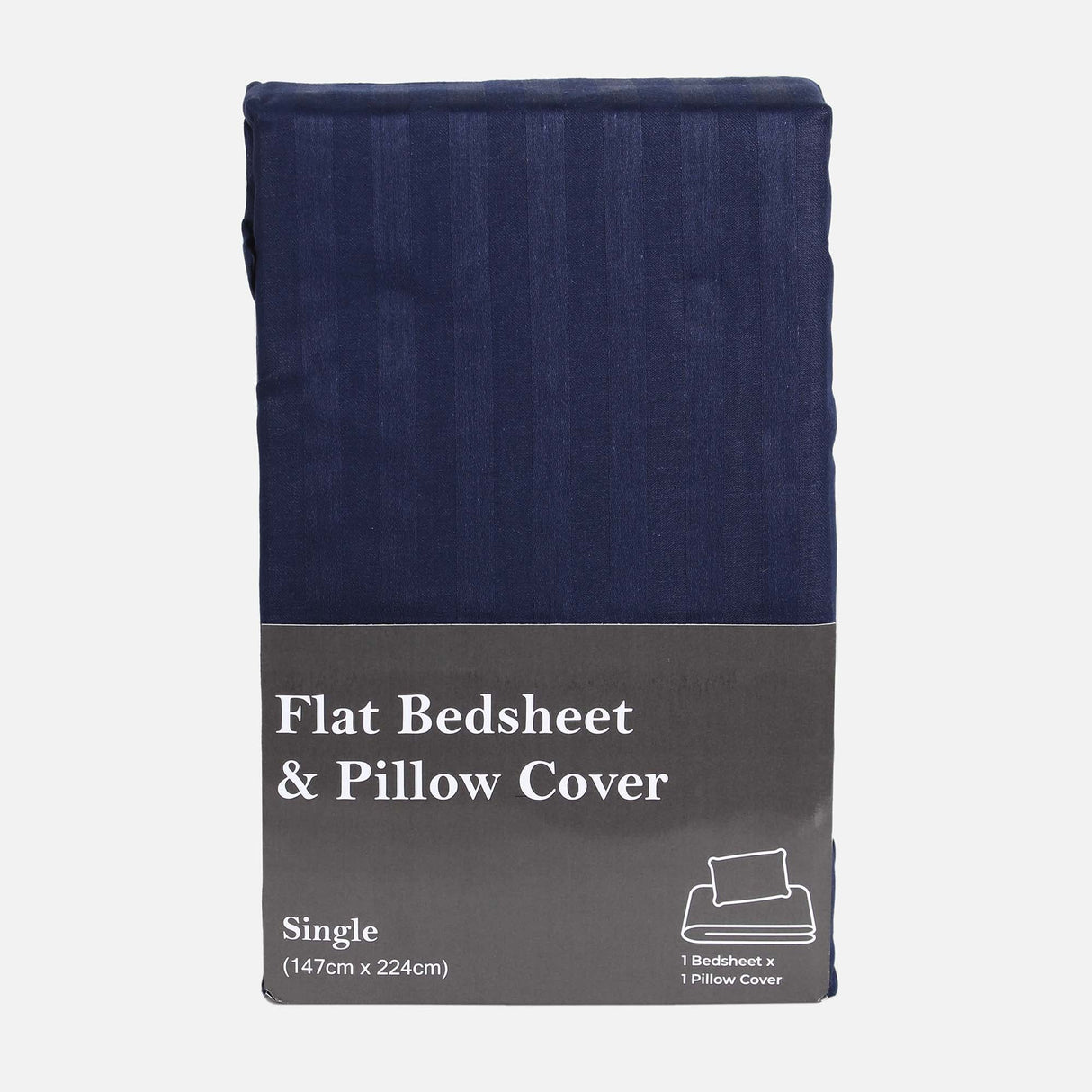 BED SHEET WITH 1 PILLOW COVER