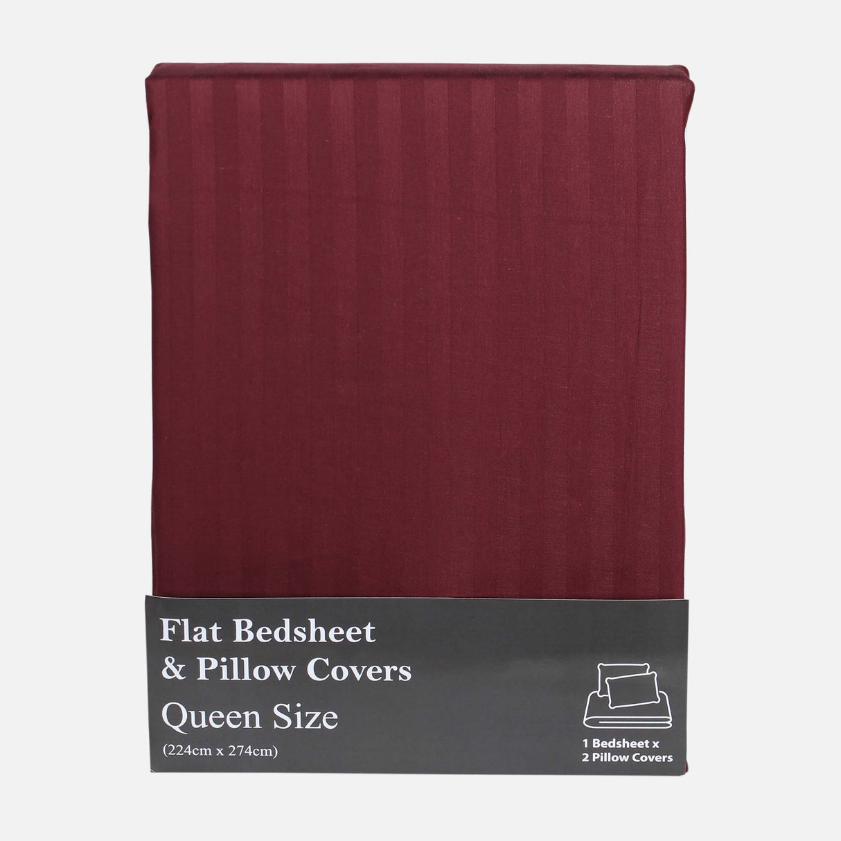 BED SHEET WITH 2 PILLOW COVER