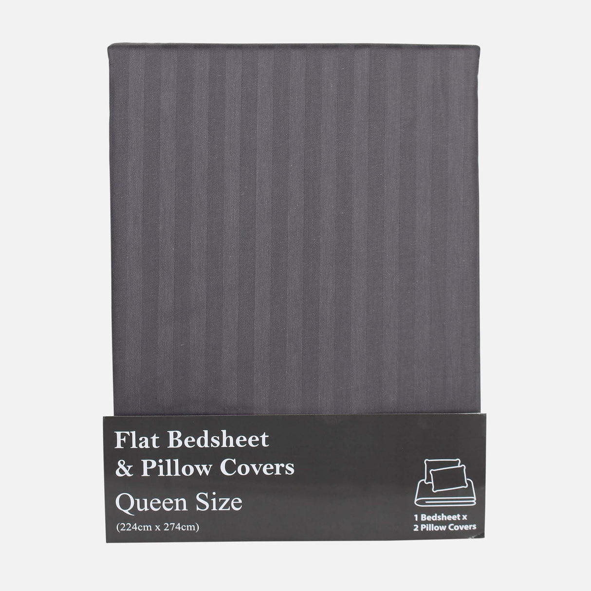 BED SHEET WITH 2 PILLOW COVER