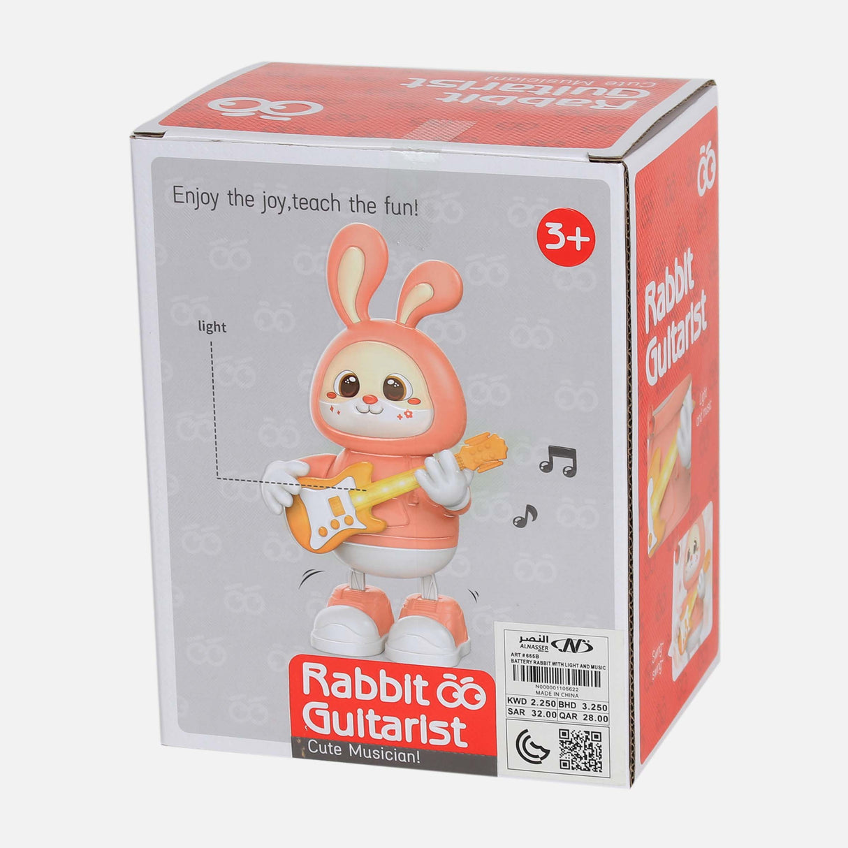 BATTERY RABBIT WITH LIGHT AND MUSIC