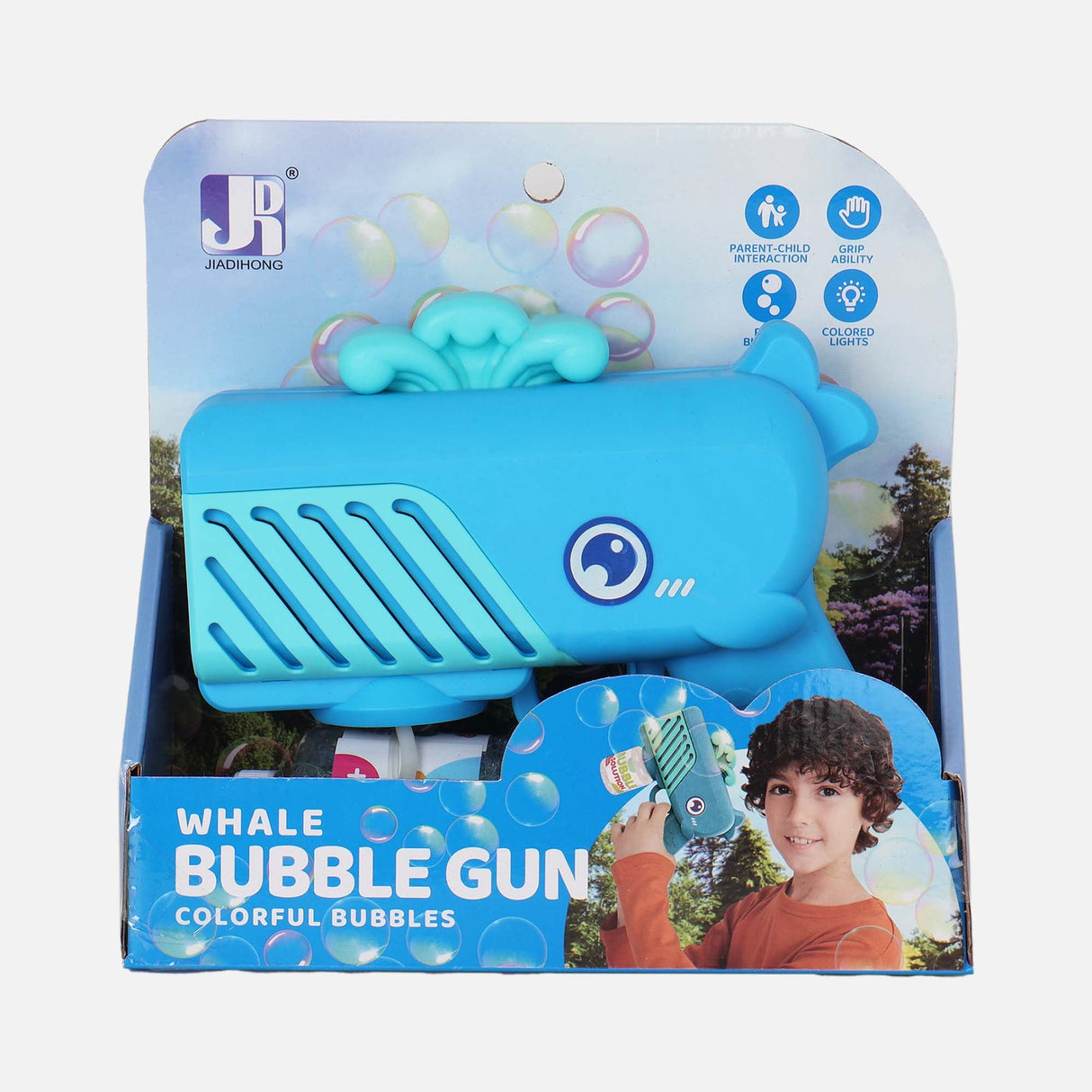 12 HOLES BUBBLE WHALE WITH LIGHT