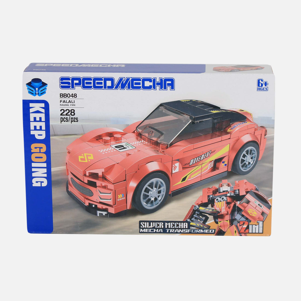 2 IN 1 FERRARI 228 PIECES