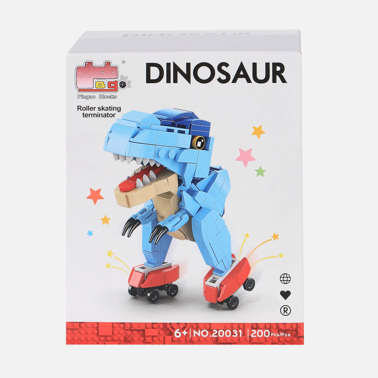 BLOCK Q DINOSAUR 200 PIECES