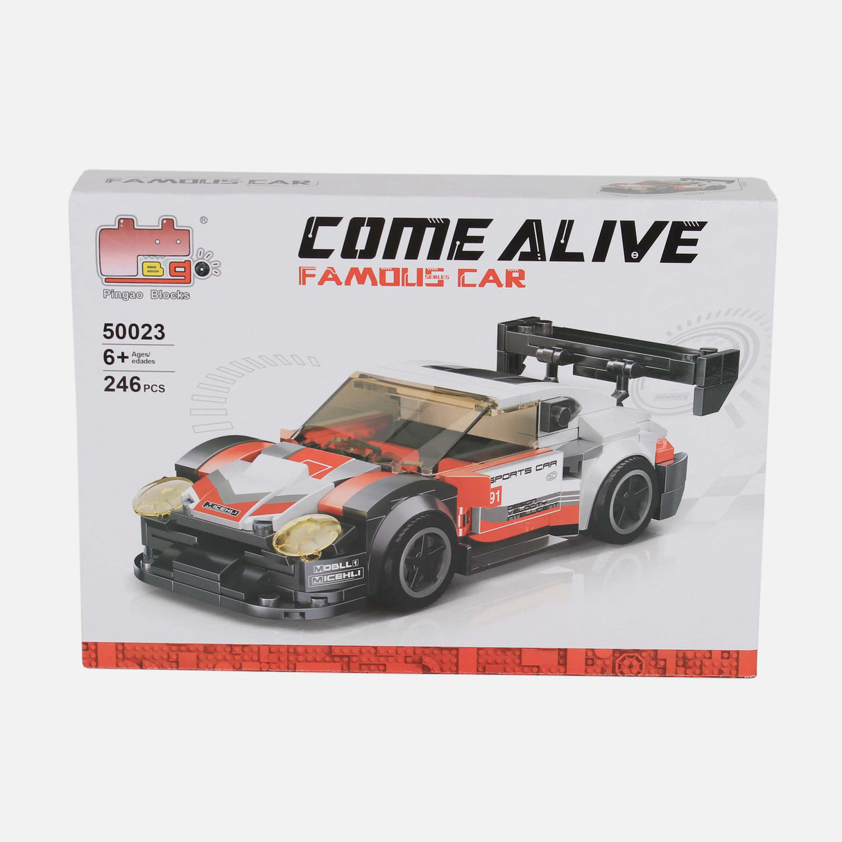 BUILDING BLOCK RACING SERIES PORSCHE 246 PIECES