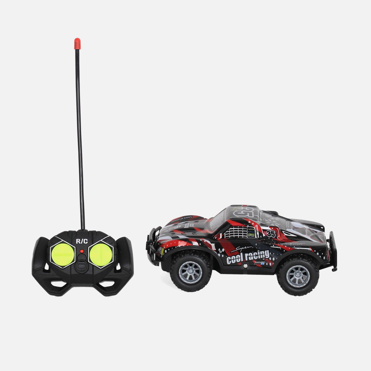 4-CHANNEL OFF-ROAD REMOTE CONTROL CAR 1:24 WITH LED LIGHT