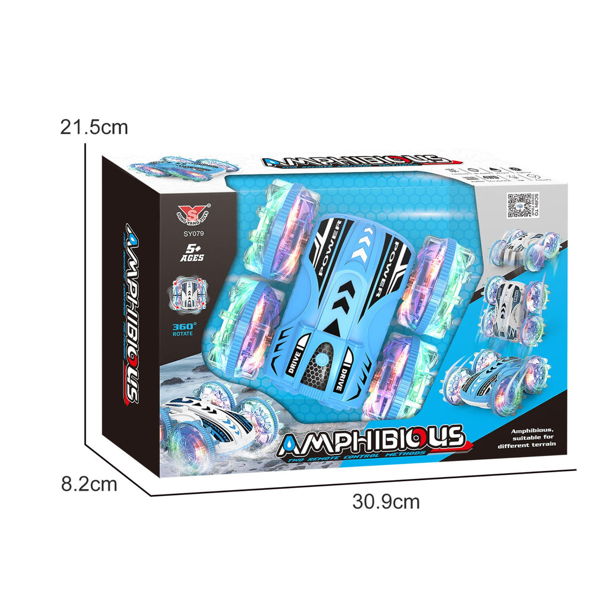 لعبة السيارة المزدوجة بعجلات مضيئة