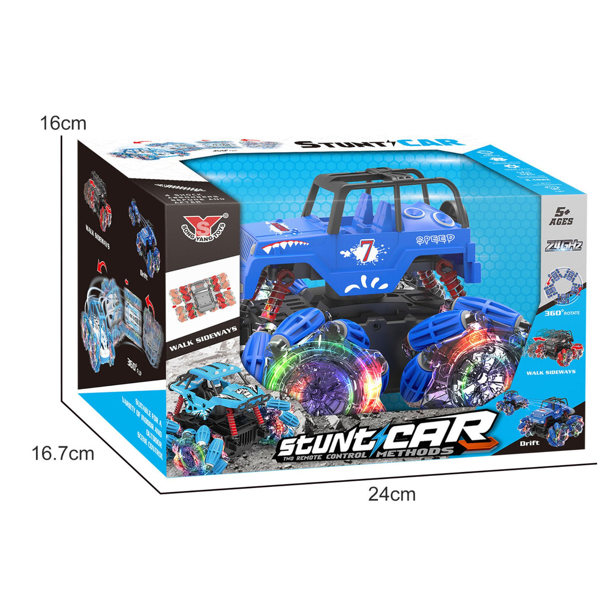 لعبة سيارة الأكشن القابلة للتسلق تعمل بالتحكم عن بُعد