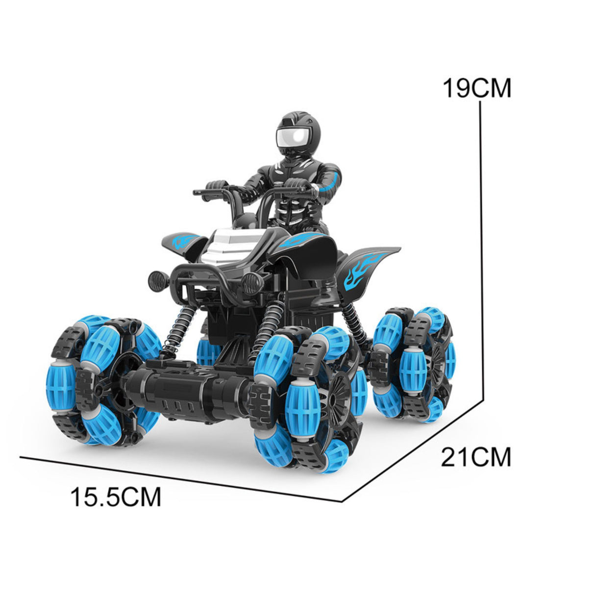 DRIFT CLIMBING MOTORCYCLE STUNT CAR 1:18