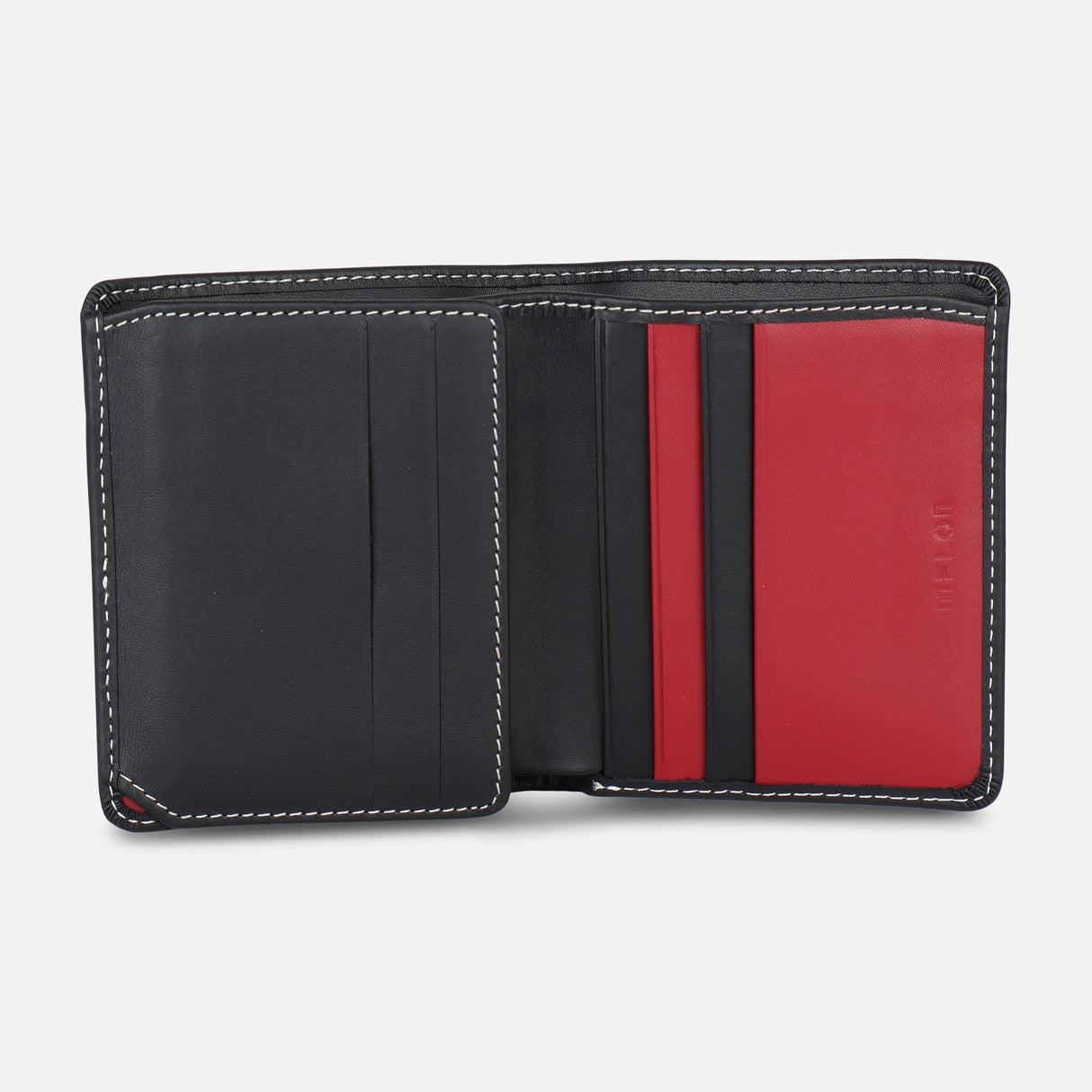 MEN BI-FOLD LEATHER WALLET