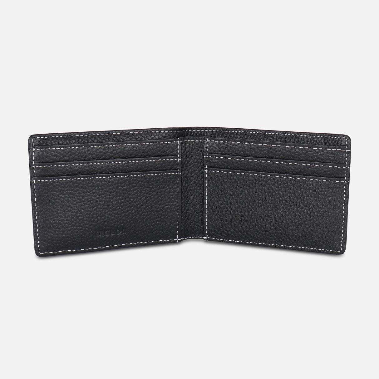 MEN BI-FOLD LEATHER WALLET