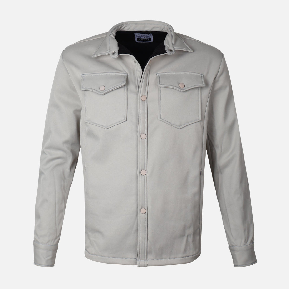 MEN LONG SLEEVE SHIRT SPREAD COLLAR