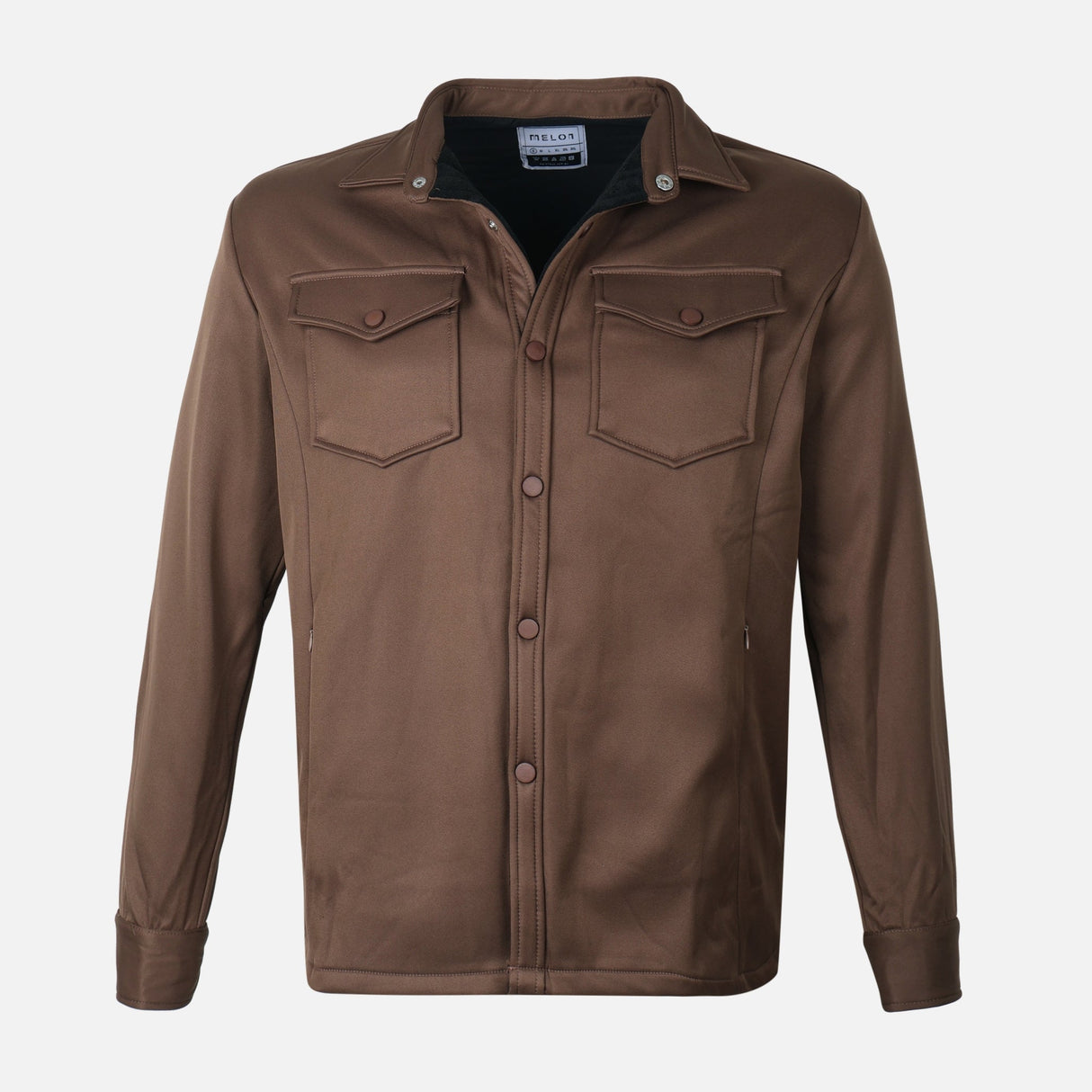 MEN LONG SLEEVE SHIRT SPREAD COLLAR