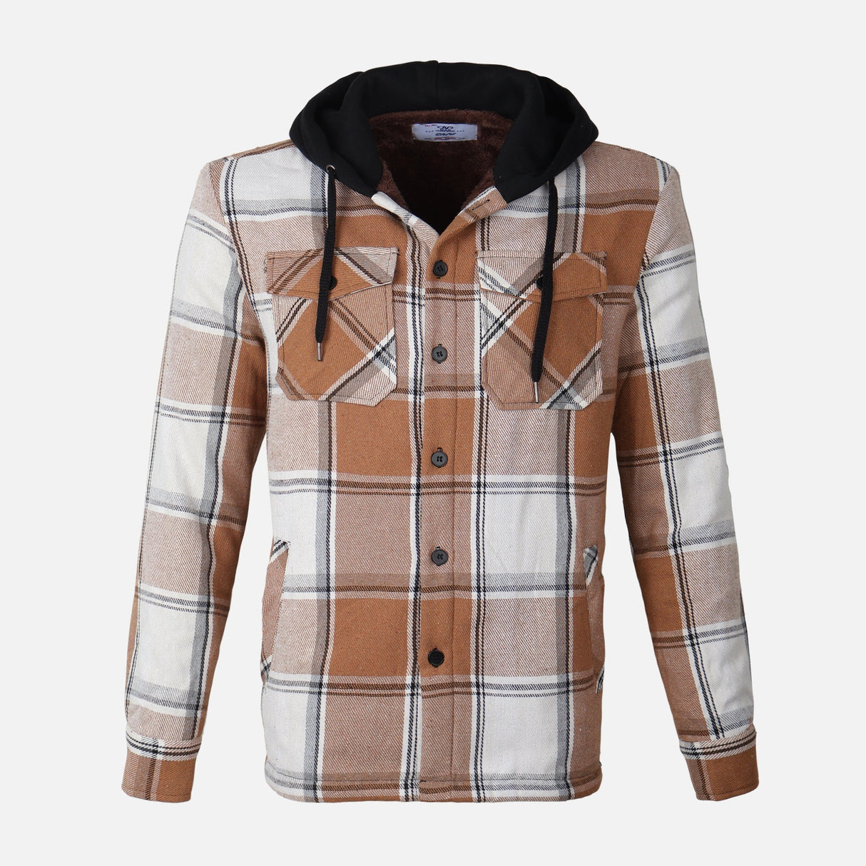 MEN LONG SLEEVE SHIRT WITH HOOD