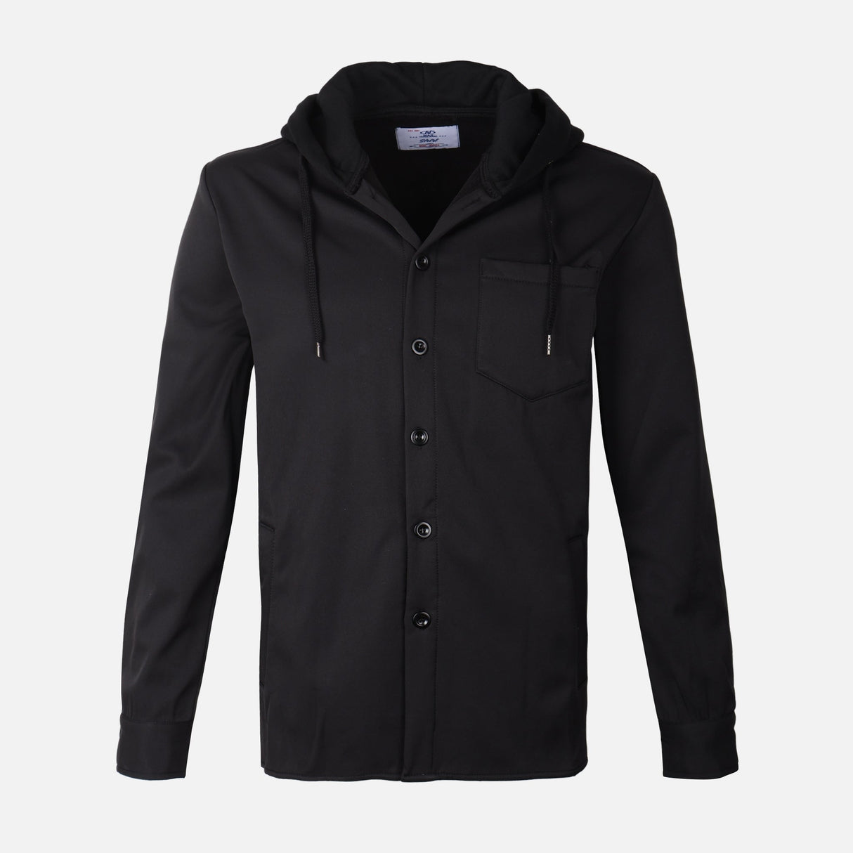 MEN LONG SLEEVE SHIRT WITH HOOD