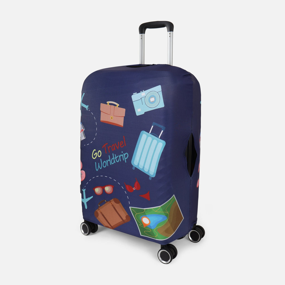 PRINTED LUGGAGE COVER (SIZE: L)