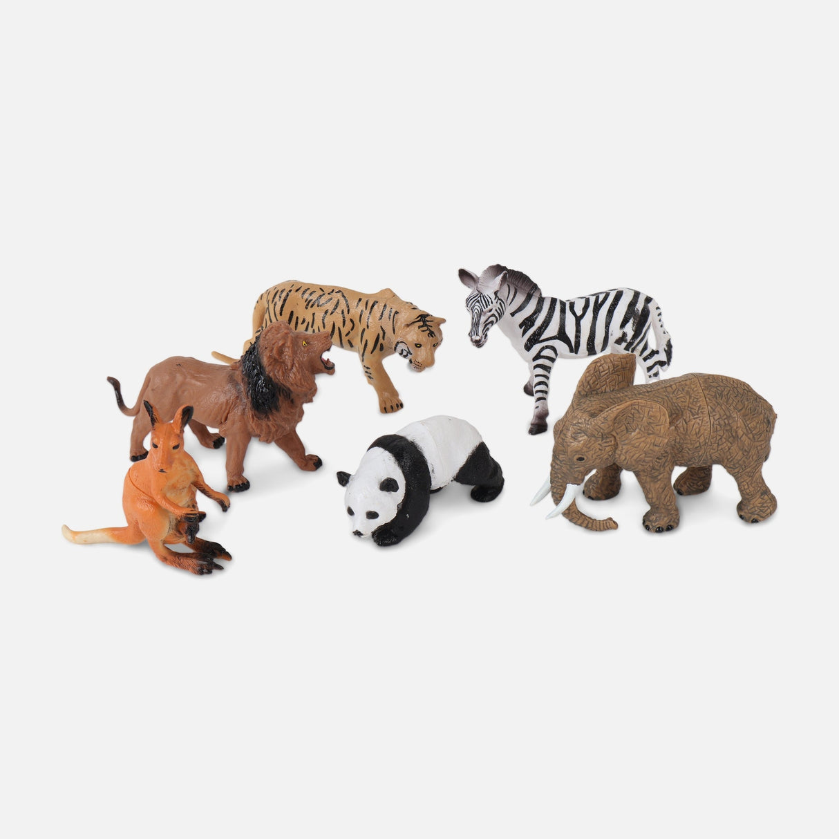 6 PIECES WILD ANIMAL TOY