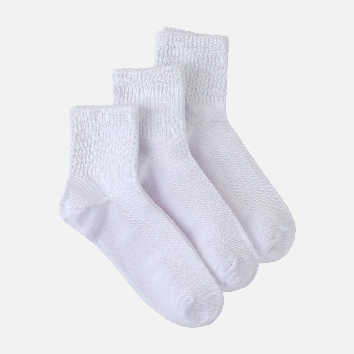 LADIES SCHOOL QUARTER SOCK 3 PAIRS